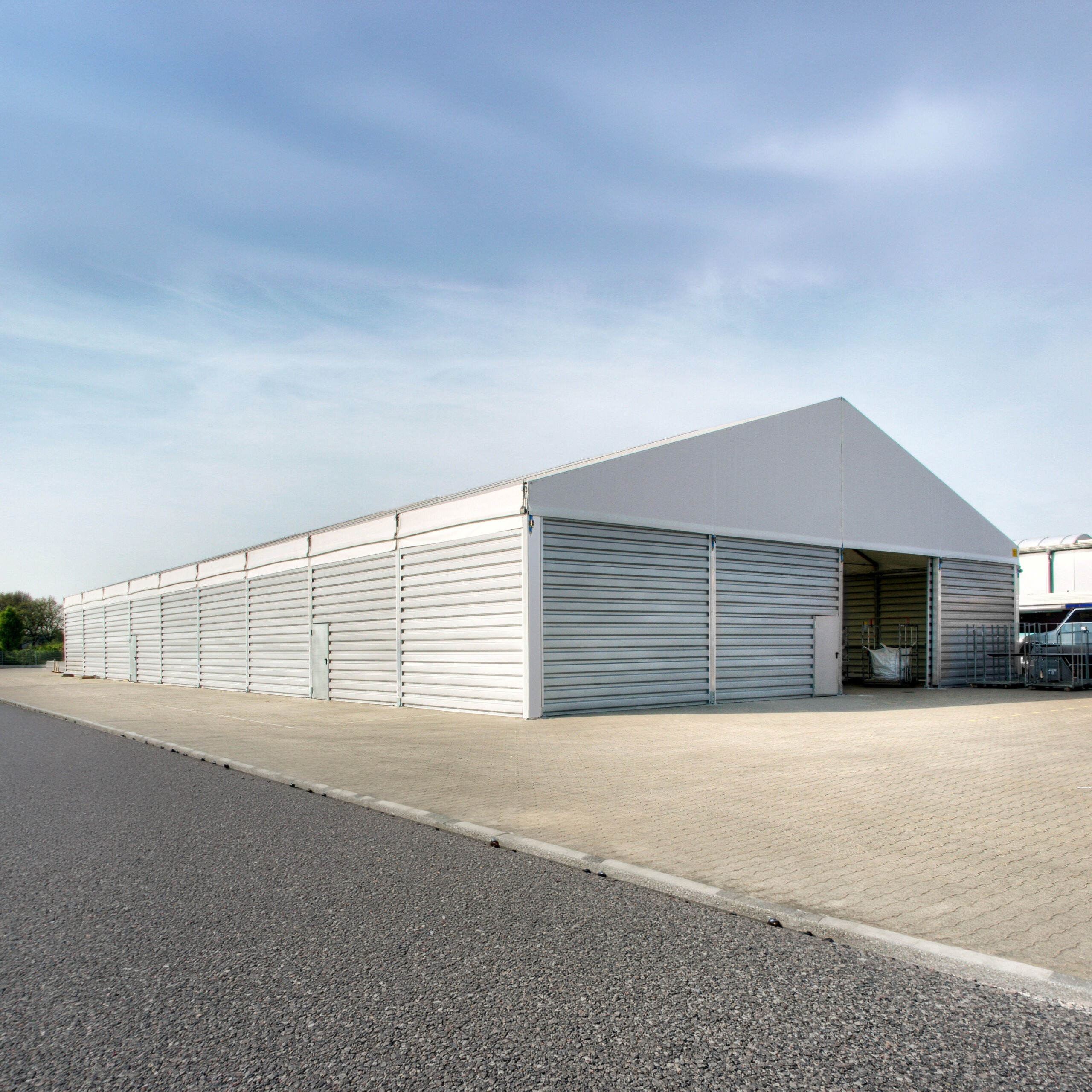 Leichtbauhalle – Gesamtansicht